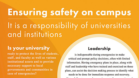 Campus Safety Leaflet